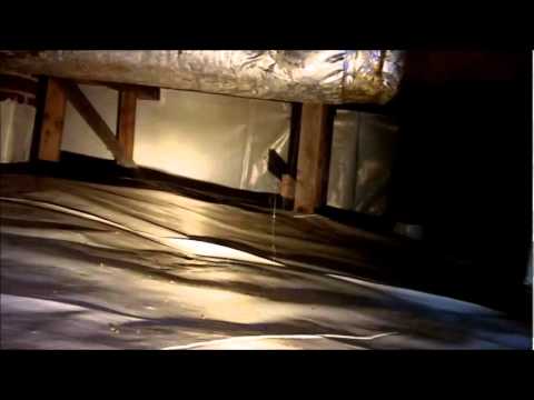 how to eliminate moisture in a crawl space