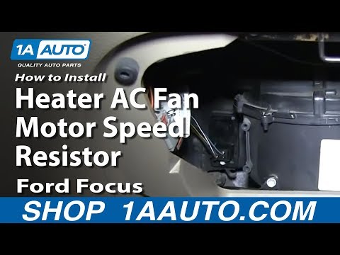 how to fit heater resistor on vectra c