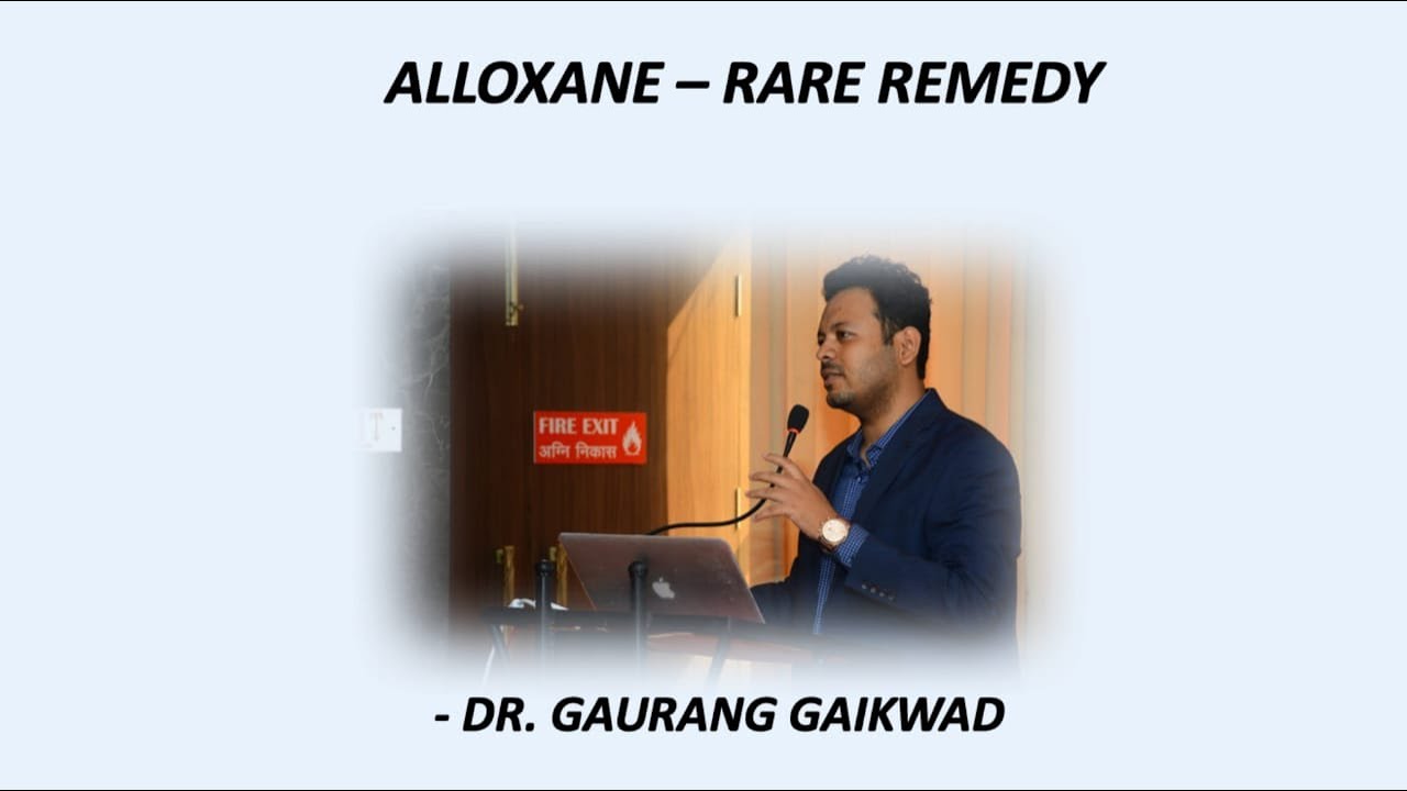 Alloxane - Rare Homeopathic Remedy, Clinical Specific in Diabetes - Dr. Gaurang Gaikwad