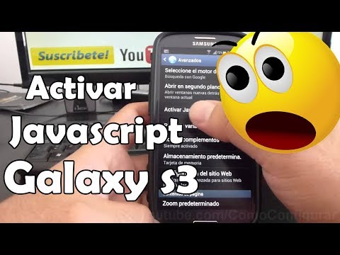 how to turn on javascript galaxy s3