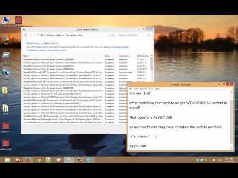 FIX Windows 8.1 GA upgrade download not working from Windows 8 Store.