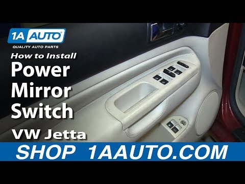 How To Install Replace Power Mirror Switch 1999-05 VW Jetta and Golf