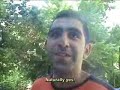 Yerevan : talking to TV students in Soundoukian Theater Park