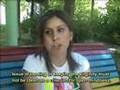 Yerevan : talking to TV students in Soundoukian Theater Park