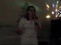 Me singing 'Let's Hear It For The Boy' on karaoke in Malta