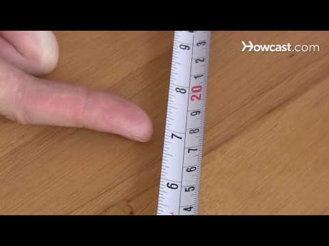 how to measure an inch with your hand