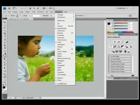 Photoshop CS4 - Adobe Photoshop understanding Workspace