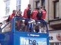 ECFC victory bus arrives.