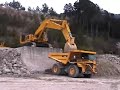 Komatsu PC1250-7 & HD605-7 dump truck