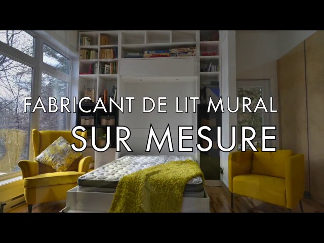 lit escamotable sofa et lit mural (iMURAL fabrication) dans Lits et matelas  à Longueuil/Rive Sud