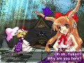 ????? scarlet weather rhapsody yukari's story mode in lunatic difficulty
1cc
no cards / spellcards / sc
no deaths / k.o.

part 1 - stage 1-3 [reimu, komachi, marisa] 
part 2 - stage 4-5 [iku, suika] *~~ now playing~~*
part 3 - stage final [tenshi]

english translations added in the video