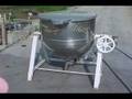 videos de 125 GALLON OPEN TOP JACKETED TILTING KETTLE  #11606