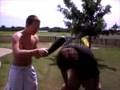 Ethan gets hit with big plant
