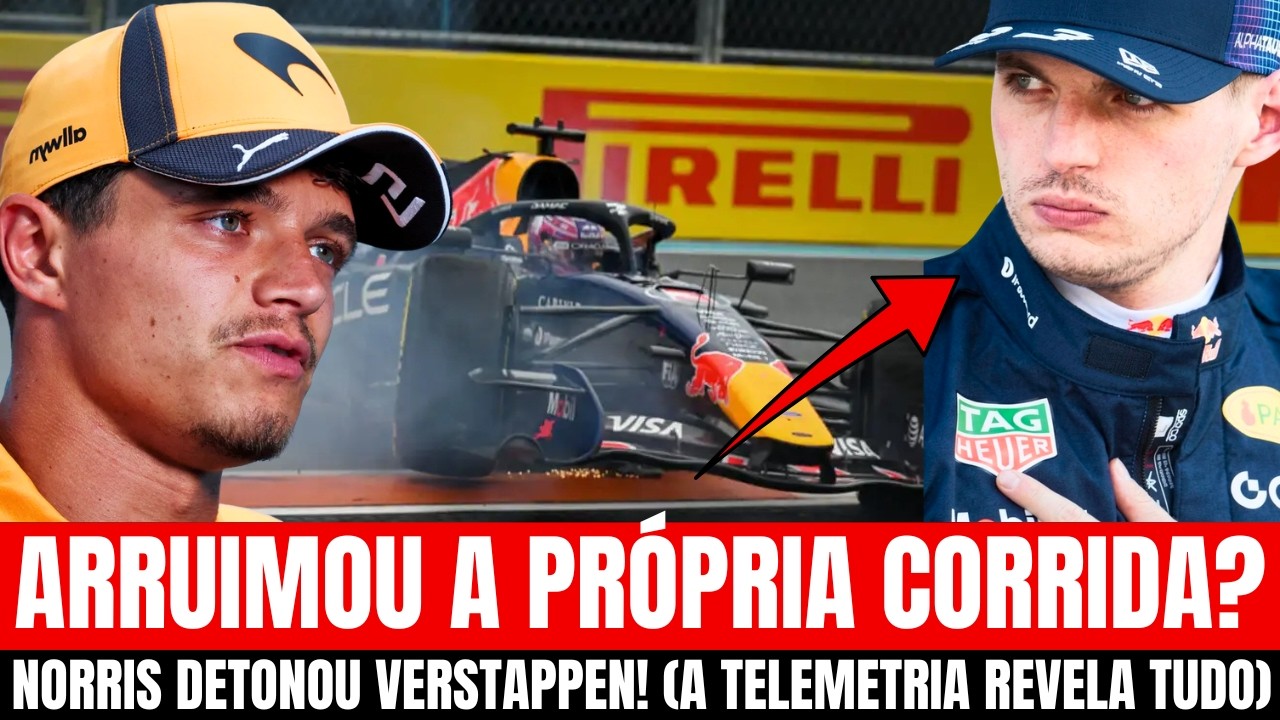 MAX VERSTAPPEN ERROU? Norris Critica Max!
