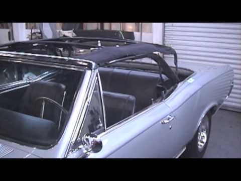 Convertible Top Repair – Pontiac GTO – Cooks Uphlostery -Redwood City