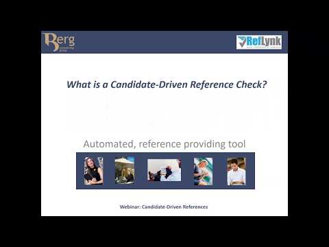Who Should Be Reference Checked? — RefLynk- Automated Reference Checks