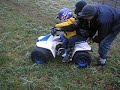 Lennys new quad.... having fun in the park on new years day!