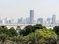 View of Sharjah from al Mamzar park