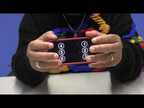 iphone apps - The BrailleTouch Note allows iPhone users to type with a touch Braille interface, and make it easy to cut and paste text, tweet and send emails.