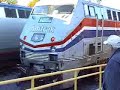Amtrak train changes loco\