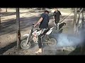 pit bike burnout king