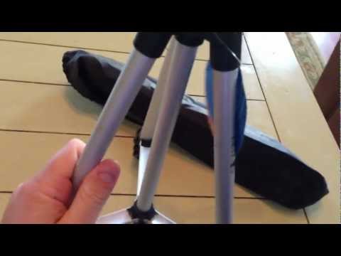 how to attach camera to zeikos tripod