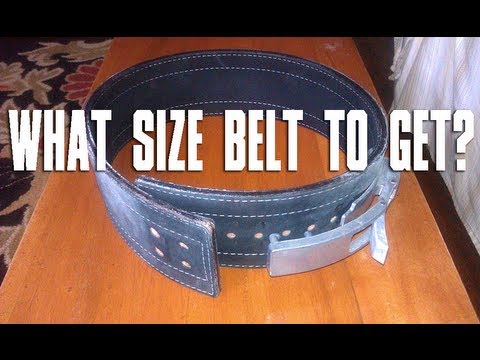 how to determine what size belt