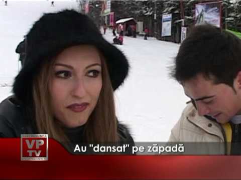 Au „dansat” pe zăpadă