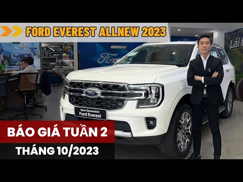 BÁO GIÁ LĂN BÁNH CHI TIẾT FORD EVEREST 2023 KÈM CTKM HẤP DẪN THÁNG 10/2023 |0973334876 TẤN DUY|
