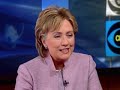 Sen. Clinton On Her Candidacy (CBS News)