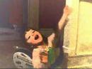Lilianna playing a getar.