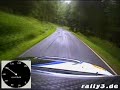 eifel rallye 2008 / onboard wp 3   rexhausen/clemens