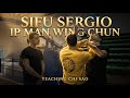 Sifu Sergio teaching the 6th two man set of the Ip Man Wing Chun kung fu system