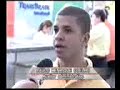 Matéria exibida no Jornal da Alterosa sobre a falência da empresa aérea TransBrasil e preocupação dos passageiros em perderem a viagem eo dinheiro.