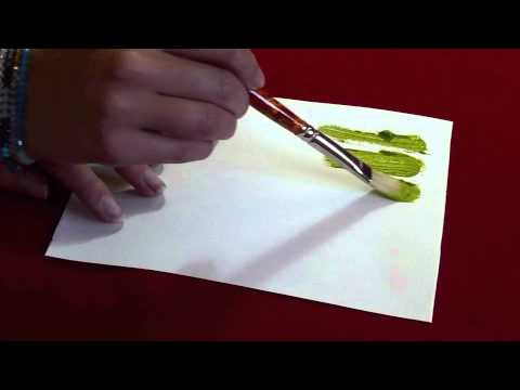 filbert brush - Jen from Art Discount giving a short demonstration on the effects that can be achieved using a Filbert brush with oil paints. Buy Here: http://www.artdiscoun...