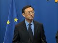 With Yang Jiechi, Chinese Minister of Foreign Affairs