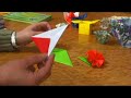 Оригами видеосхема бутоньерки
