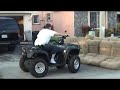 Crazy stunts on my 4 Wheeler
