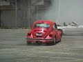 vocho vs mustang drufting