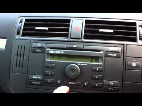 how to remove a ford 6000 cd player