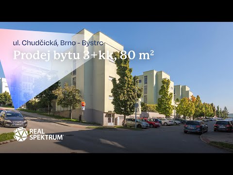 Video Prodej bytu 3+kk 80 m², Brno Bystrc