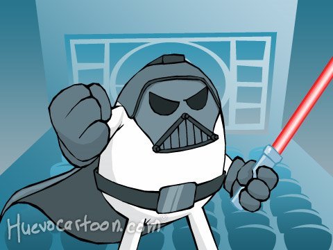 Los Huevotoons en la Guerra de las Galaxias 