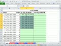 Excel Magic Trick 869: Formula Calculate First Day of Week 2010&2003 Formula WEEKDAY Function