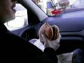 Michael Kordek eats a mcpounder