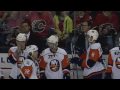 Dion Phaneuf hits Kyle Okposo Sep 17, 2009