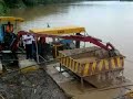 Test Run In-House Design & Build Excavator Dredger  (II)