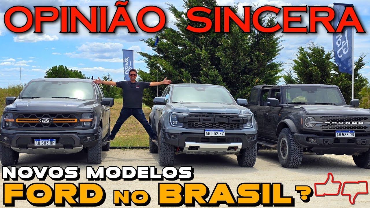 Carros FORD que PODEM VIR para o BRASIL! Conheça as versões EXCLUSIVAS que testamos! Bronco, Raptor