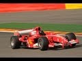 Old/New Ferrari F1 Cars In action!! - Full Power, Hard revs, Backfire, Flames and more!!