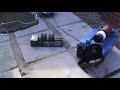 homemade mill constructed from old pillar drill parts