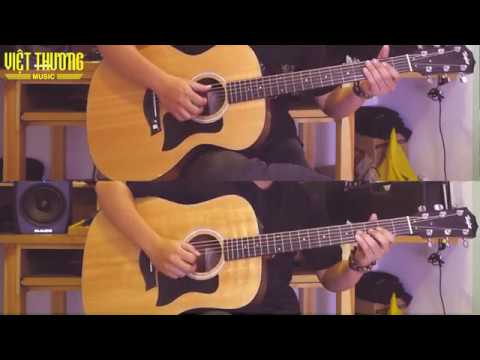 Demo guitar Taylor 110e và Taylor 114e